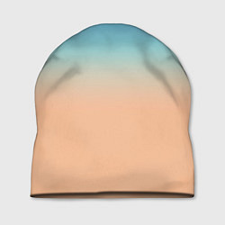 Шапка Сине-бежевый градиент, цвет: 3D-принт