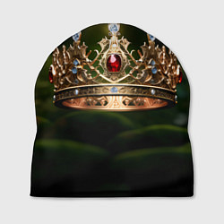 Шапка Королевская корона узорная, цвет: 3D-принт