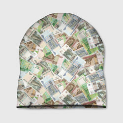 Шапка Российские денежные купюры