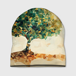 Шапка Многоугольное дерево с листьями, цвет: 3D-принт