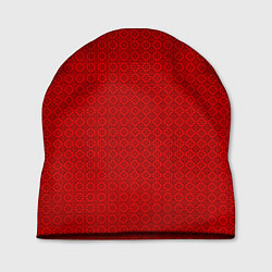Шапка Узор в стиле ар-деко красного цвета, цвет: 3D-принт