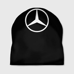 Шапка Mercedes benz logo white, цвет: 3D-принт