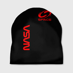 Шапка Nasa space red logo, цвет: 3D-принт