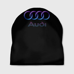 Шапка Audi neon logo