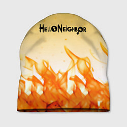 Шапка Hello Neighbor fire orange