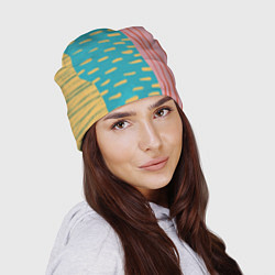 Шапка Абстрактный пейзаж, цвет: 3D-принт — фото 2