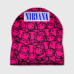 Шапка Nirvana pink logo