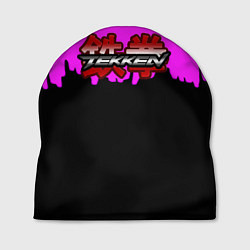 Шапка Tekken розовая геометрия, цвет: 3D-принт