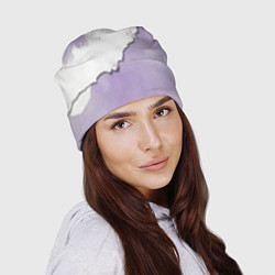Шапка Штукатурка и лавандовая краска, цвет: 3D-принт — фото 2
