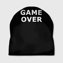 Шапка Game over white logo, цвет: 3D-принт