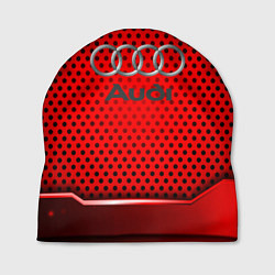 Шапка AUDI текстура металик, цвет: 3D-принт