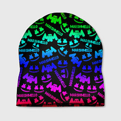 Шапка Marshmello neon steel pattern