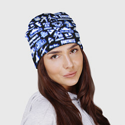 Шапка Fortnite neon game steel, цвет: 3D-принт — фото 2