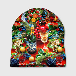 Шапка Новогодние угощения, цвет: 3D-принт