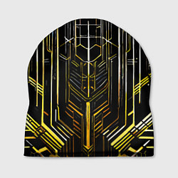 Шапка Gold lines on a black background, цвет: 3D-принт