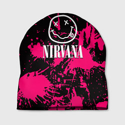 Шапка Nirvana pink color