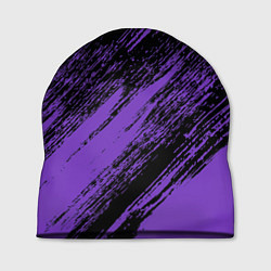Шапка The color is purple and black, цвет: 3D-принт