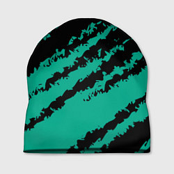 Шапка The color is black and turquoise, цвет: 3D-принт