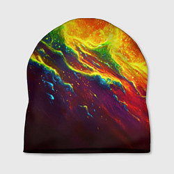 Шапка Абстрактные волны с огнем, цвет: 3D-принт