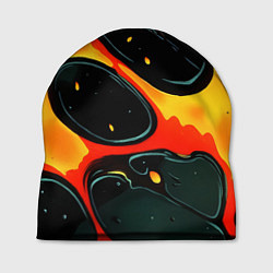 Шапка Оранжевые разломы текстура, цвет: 3D-принт