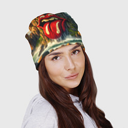 Шапка Rolling Stones - sea rocks, цвет: 3D-принт — фото 2