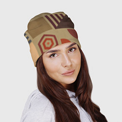 Шапка Геометрические фигуры 2025, цвет: 3D-принт — фото 2