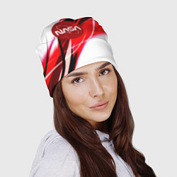 Шапка Nasa абстрактные полосы, цвет: 3D-принт — фото 2