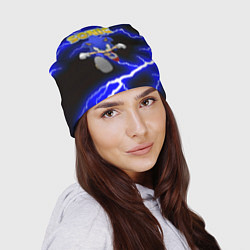 Шапка Sonic storm electro, цвет: 3D-принт — фото 2