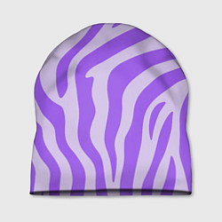 Шапка Лавандовый тигровый паттерн, цвет: 3D-принт