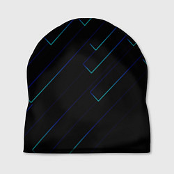 Шапка Color blue black, цвет: 3D-принт