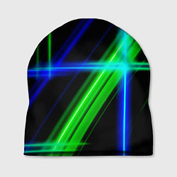 Шапка Color blue black green, цвет: 3D-принт