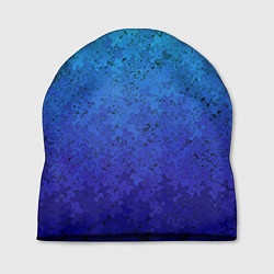 Шапка Сине-голубой градиент текстура, цвет: 3D-принт