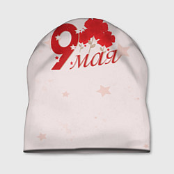 Шапка 9 мая гвоздики