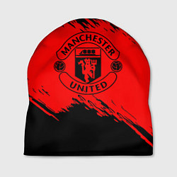 Шапка Манчестер юнайтед текстура краски, цвет: 3D-принт