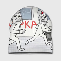Шапка Дурка мем скорая, цвет: 3D-принт