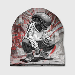 Шапка Ксеноморф на спорте, цвет: 3D-принт