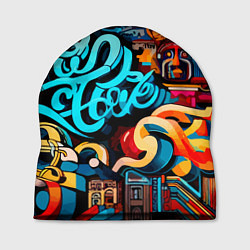 Шапка Abstract graffiti - ai art