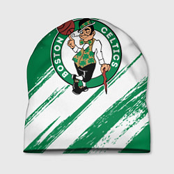 Шапка Boston Celtics white and green, цвет: 3D-принт