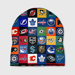 Шапка Команды НХЛ разноцветные, цвет: 3D-принт