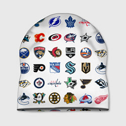 Шапка Команды НХЛ на белом фоне, цвет: 3D-принт
