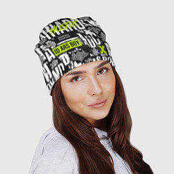 Шапка Паттерн с надписями хасл, цвет: 3D-принт — фото 2