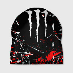 Шапка Monster energy штрихи, цвет: 3D-принт