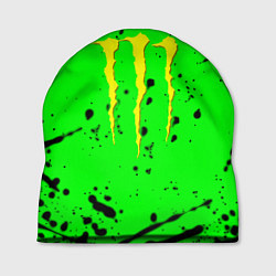 Шапка Monster energy кислотные брызги, цвет: 3D-принт
