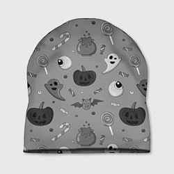 Шапка Halloween grey
