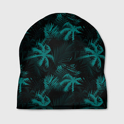 Шапка Palm light blue dark