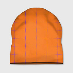 Шапка Color orange stripe, цвет: 3D-принт