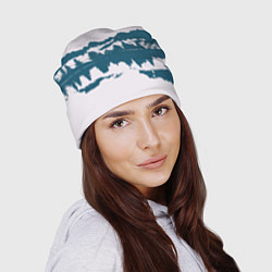 Шапка Лес и озеро, цвет: 3D-принт — фото 2