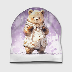 Шапка Умилительный мишка, цвет: 3D-принт