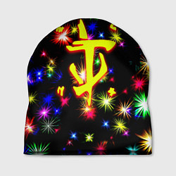 Шапка Doom новогодние искры, цвет: 3D-принт