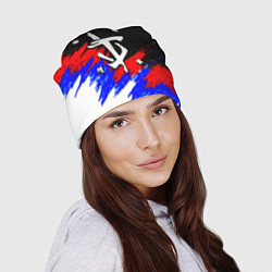 Шапка Doom триколор краски, цвет: 3D-принт — фото 2
